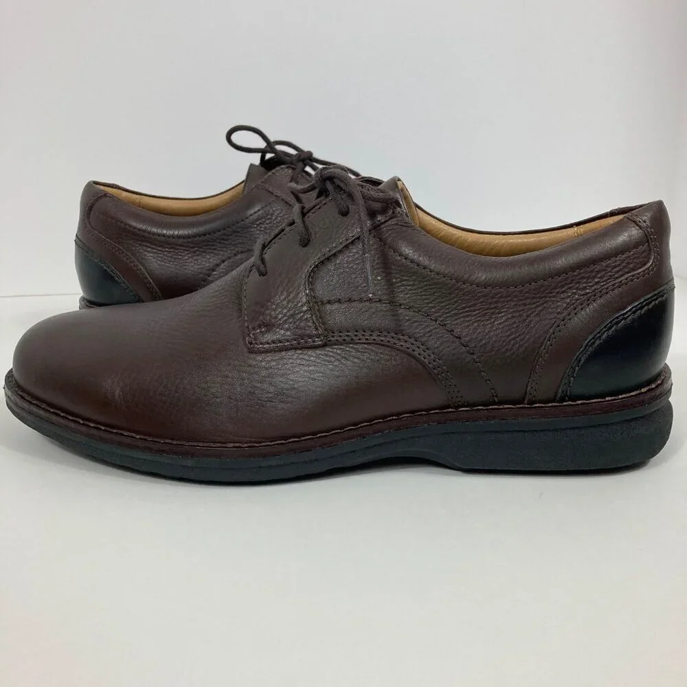 Mens Rockport Brown‎ Premium Class Plain Toe Oxford V81871 Trutech 9